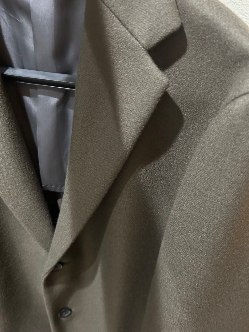 UNITED ARROWS メルトン シングルチェスターフイールドコート