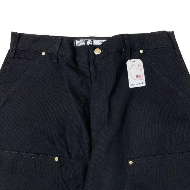 カーハート ワークパンツ US購入 ダブルニー(34×30)黒 181218