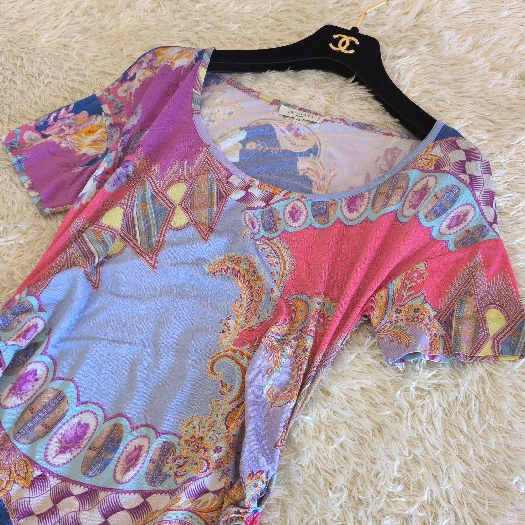 イタリア製★ETRO　ロングワンピース　花柄　size44