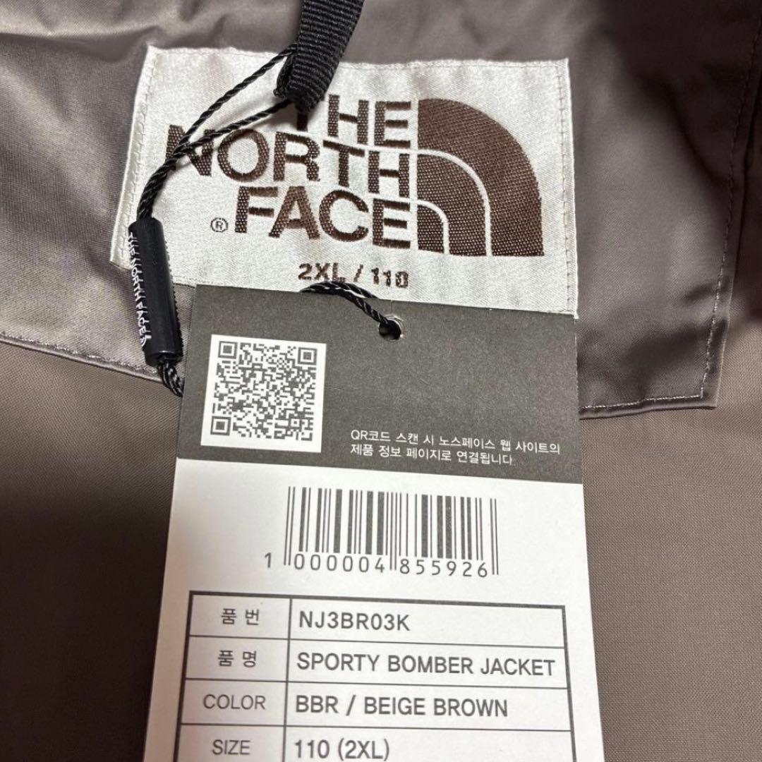 新品未使用　韓国正規品　ノースフェイス　スポーティー　ボンバー ジャケット2XL