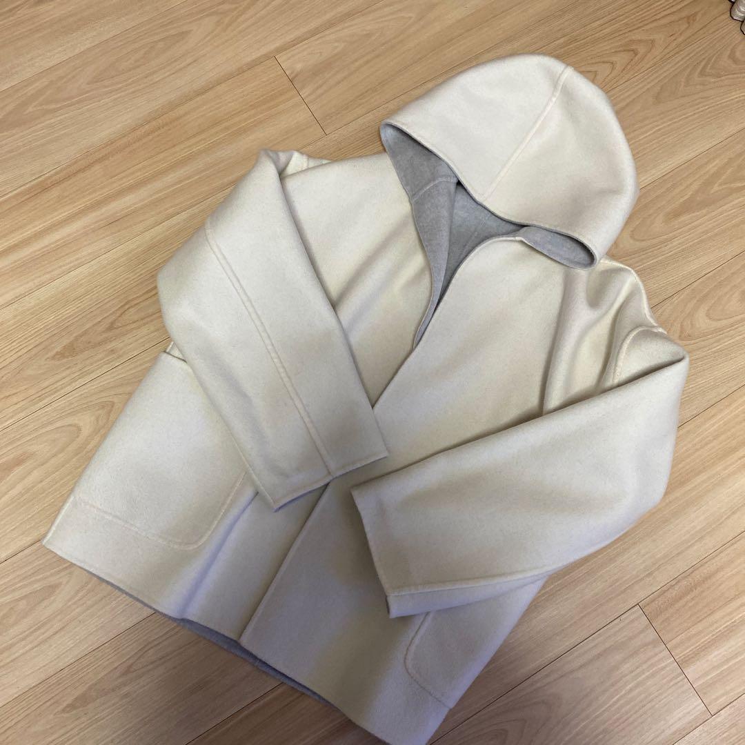 ギャルリーヴィー　フード付きコート　リバーシブル