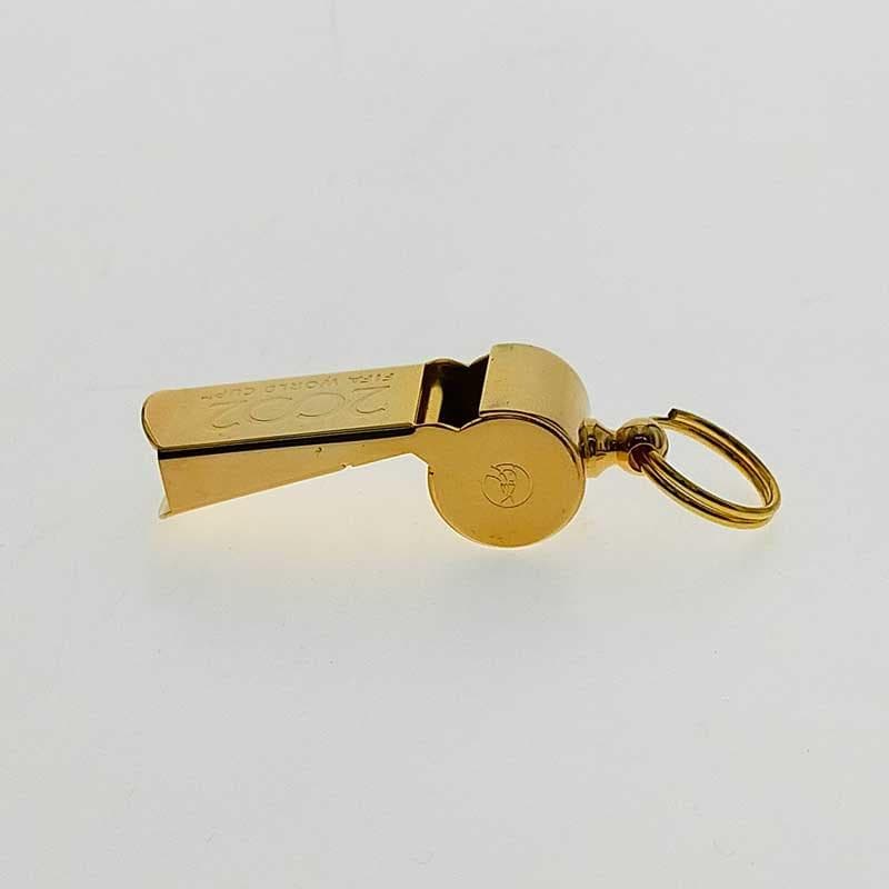 【野田鶴声社ホイッスル】2002日韓ワールドカップ公式モデル（ゴールド）