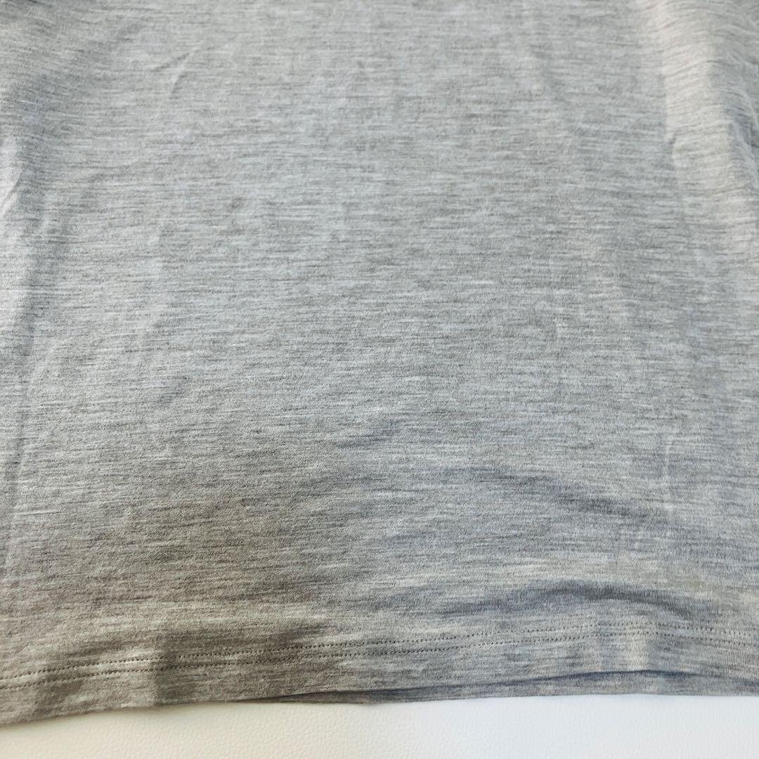 HERMES シルク　Tシャツ　マルジェラ期　34 グレー