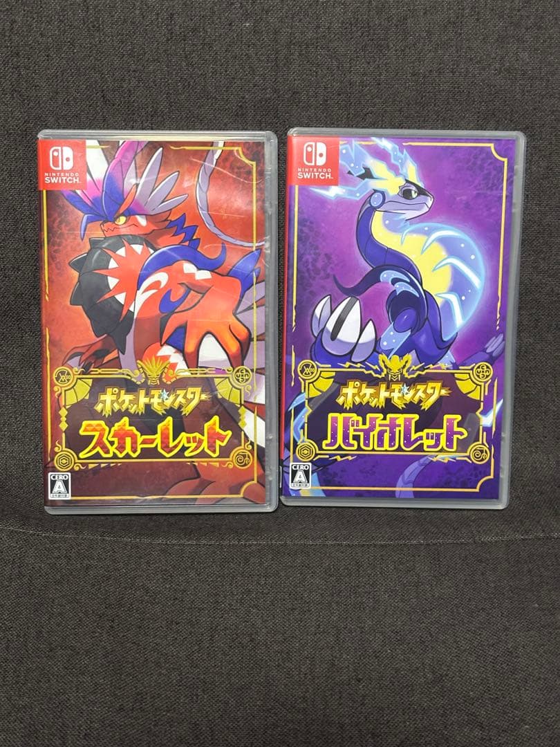 Switch ポケモン　スカーレット　バイオレット　ダブルパック　ソフト