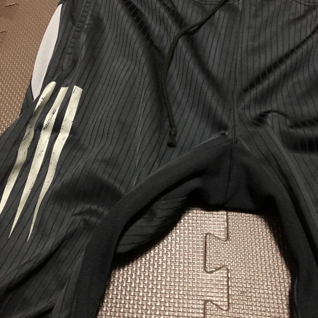 00's adidas ジャージセットアップ 上下 メンズ ブラック グレー