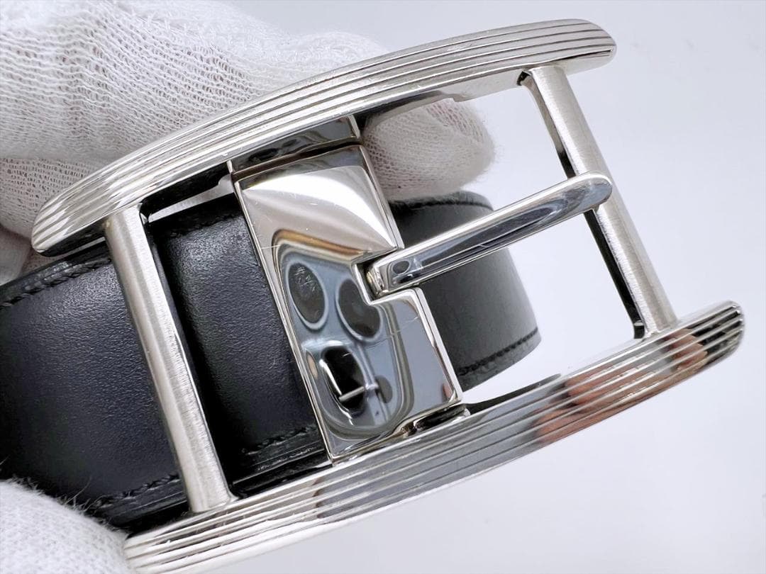 寸法約88～98ｃｍ　カルティエ　タンクアメリカン　スムースレザー　ベルト