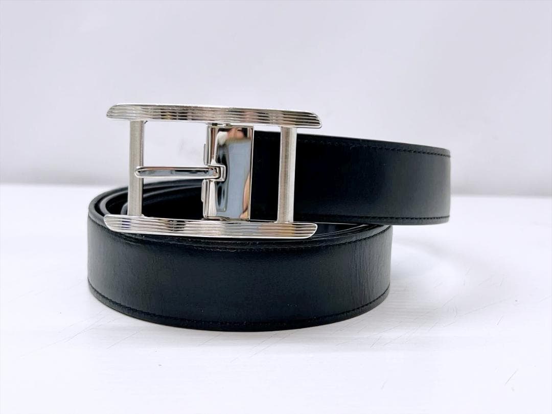 寸法約88～98ｃｍ　カルティエ　タンクアメリカン　スムースレザー　ベルト