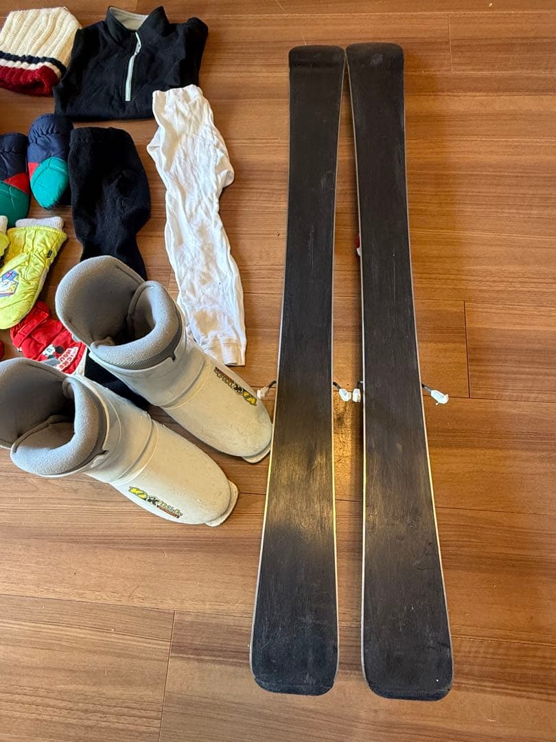 子ども用スキーセット　スキーブーツ　20㎝　スキーウェア　キッズ　ジュニア