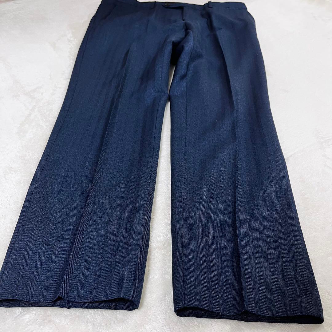 SUIT SELECT スリーピース スーツ セットアップ ネイビー A5