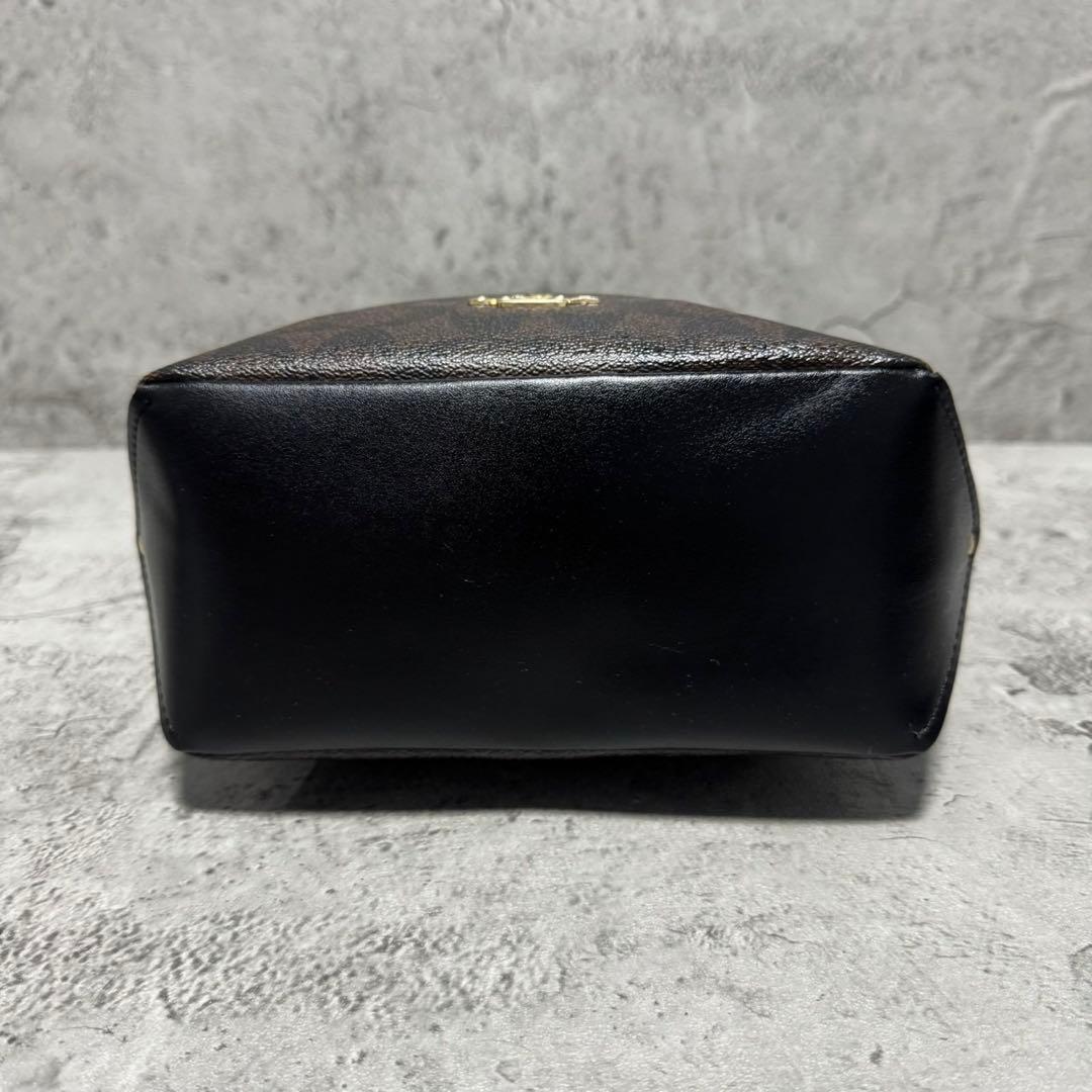 未使用級✨️コーチ バケットバッグ ショルダー 肩がけ PVC レザー 黒