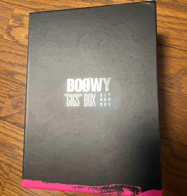 【初売り】BOOWY DVD 8枚セット 限定豪華BOX