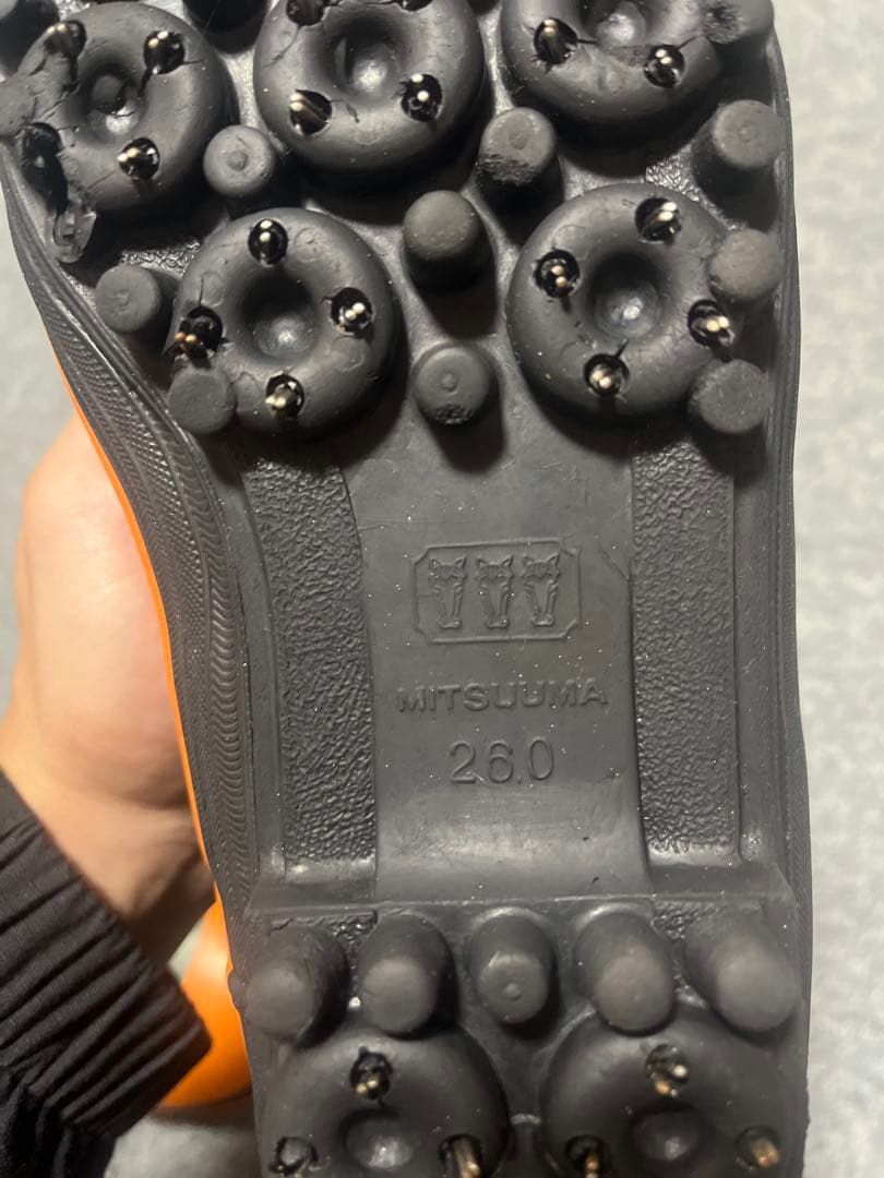 ミツウマ 岩礁 No.100スパイク 長靴