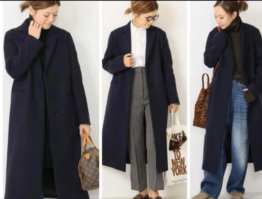 定番人気✨定価9.3万✨YLEVE ウール　ロングチェスターコート