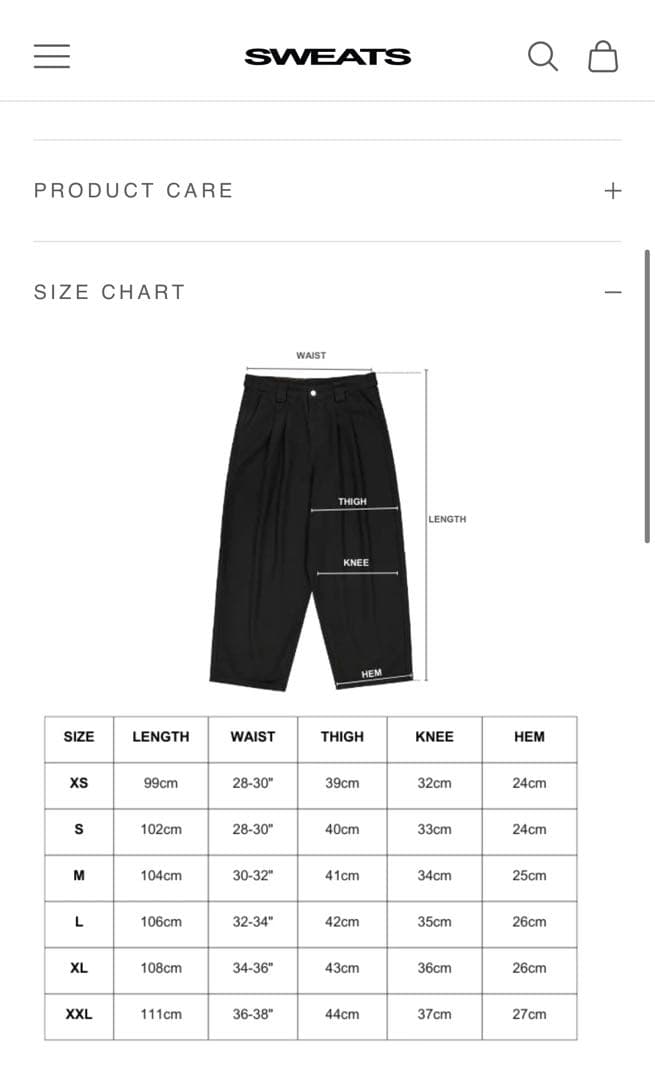 パンツ sweats collective WORKWEAR PANT - BLACK