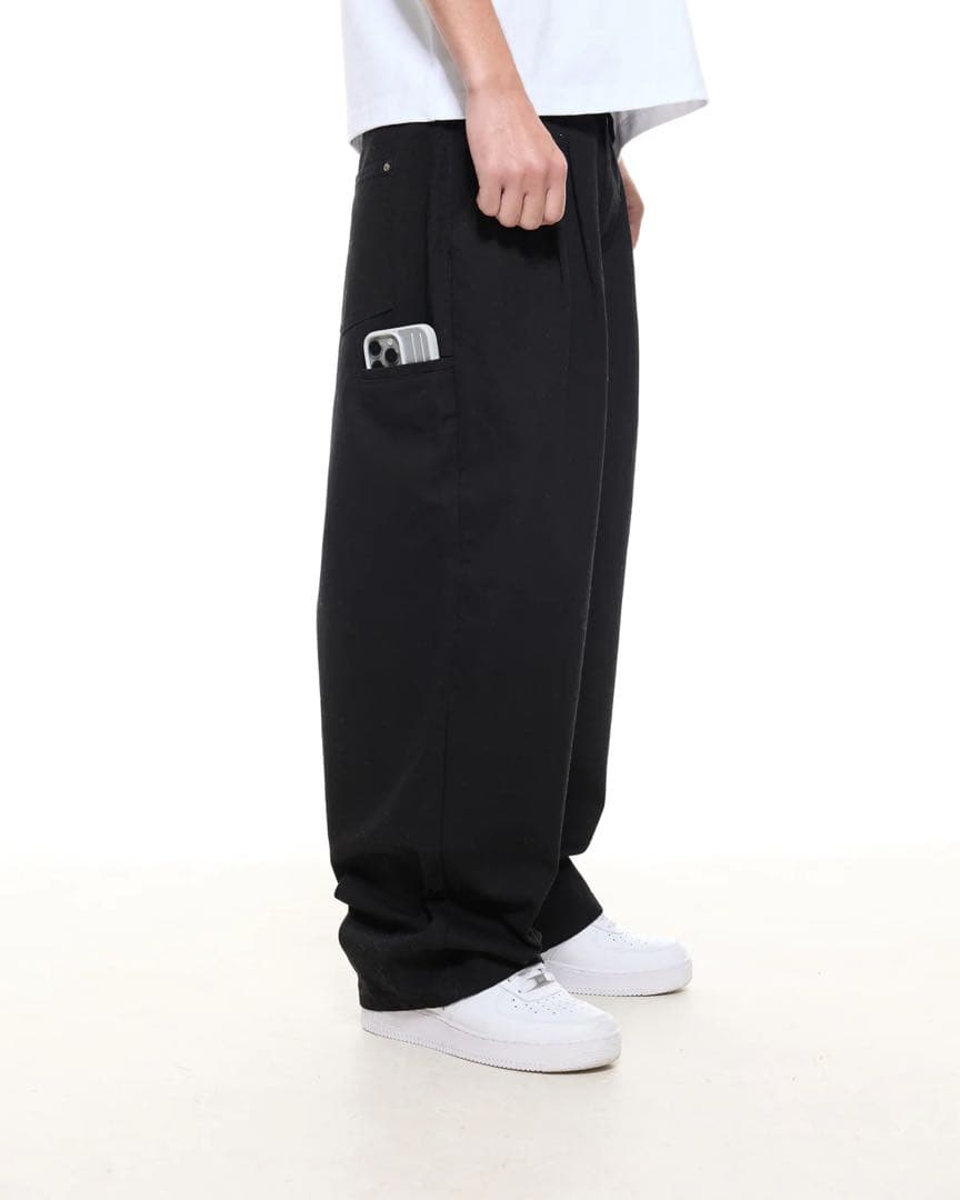 パンツ sweats collective WORKWEAR PANT - BLACK