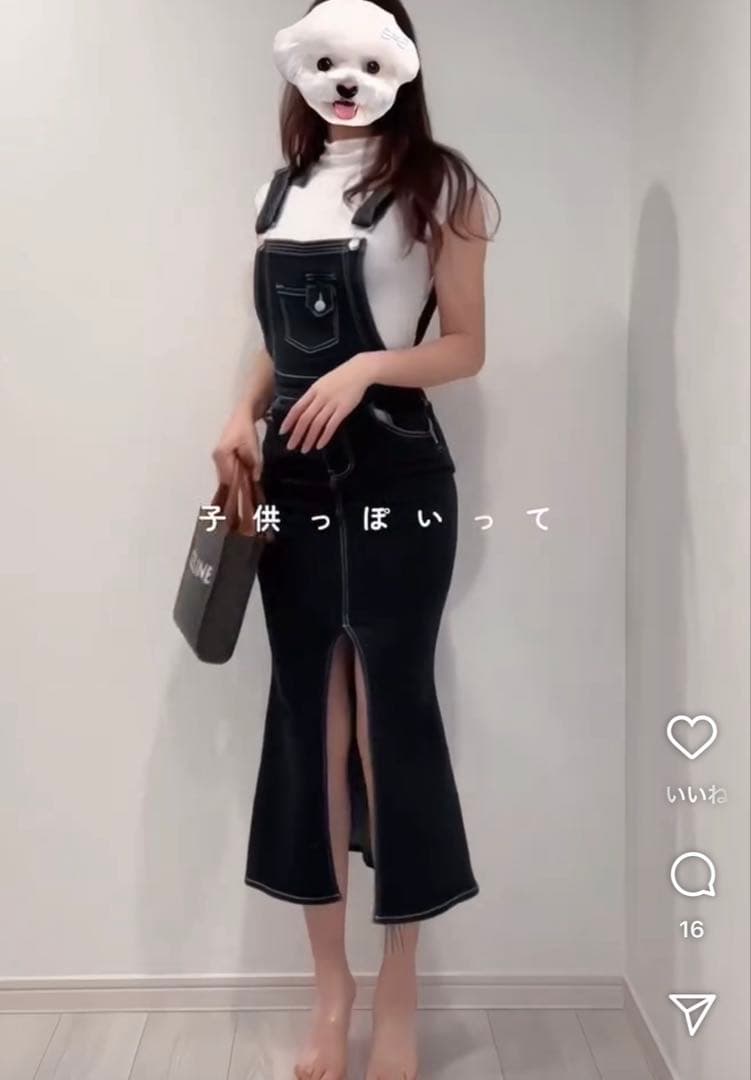 randy サロペット　ワンピース