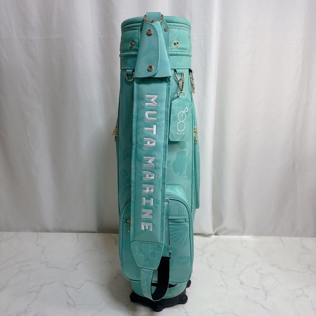 ムータマリン muta marine総柄ジャガード キャスター付きキャディバッグ