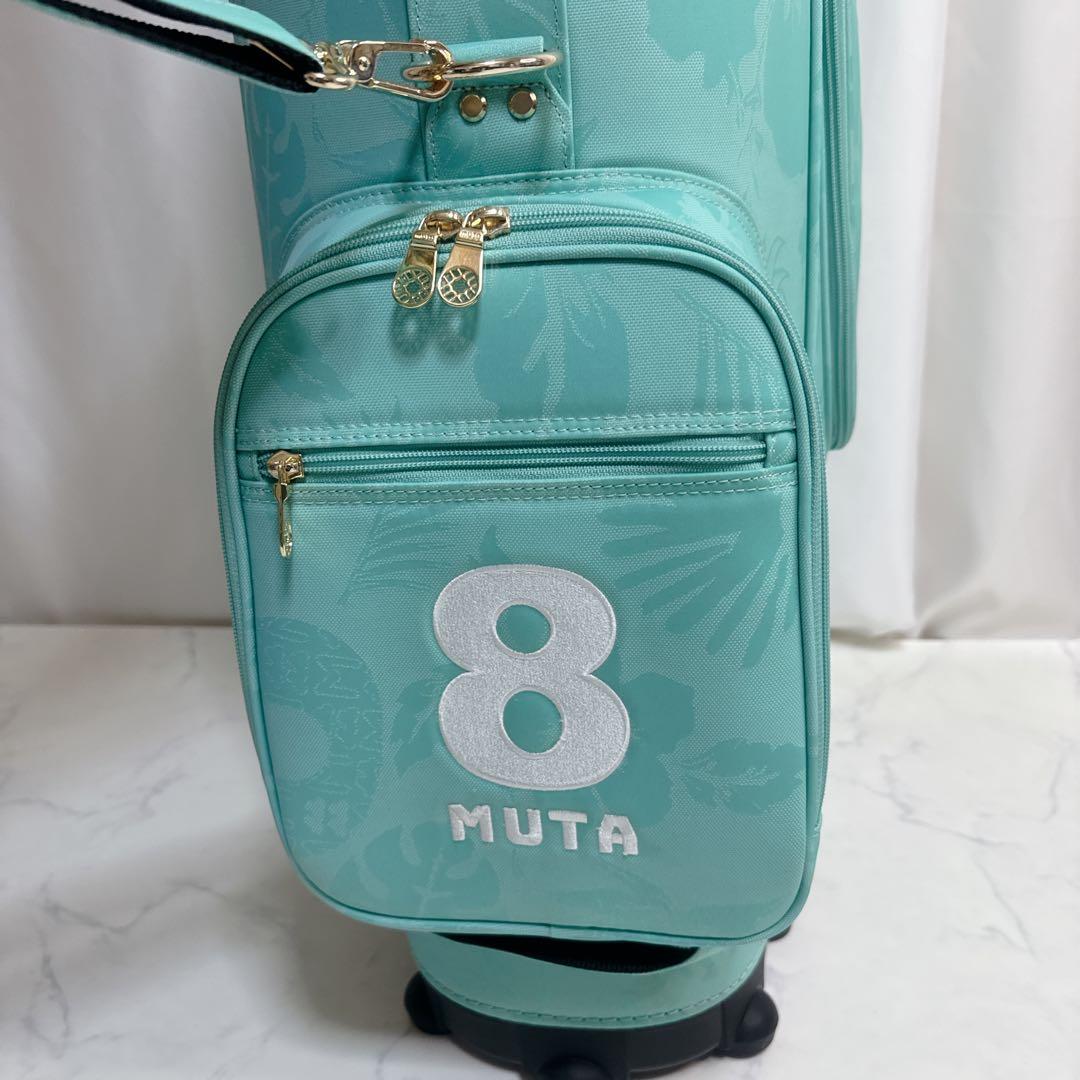 ムータマリン muta marine総柄ジャガード キャスター付きキャディバッグ