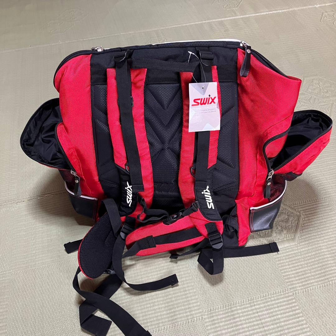 SWIX スキー用バックパック 赤黒