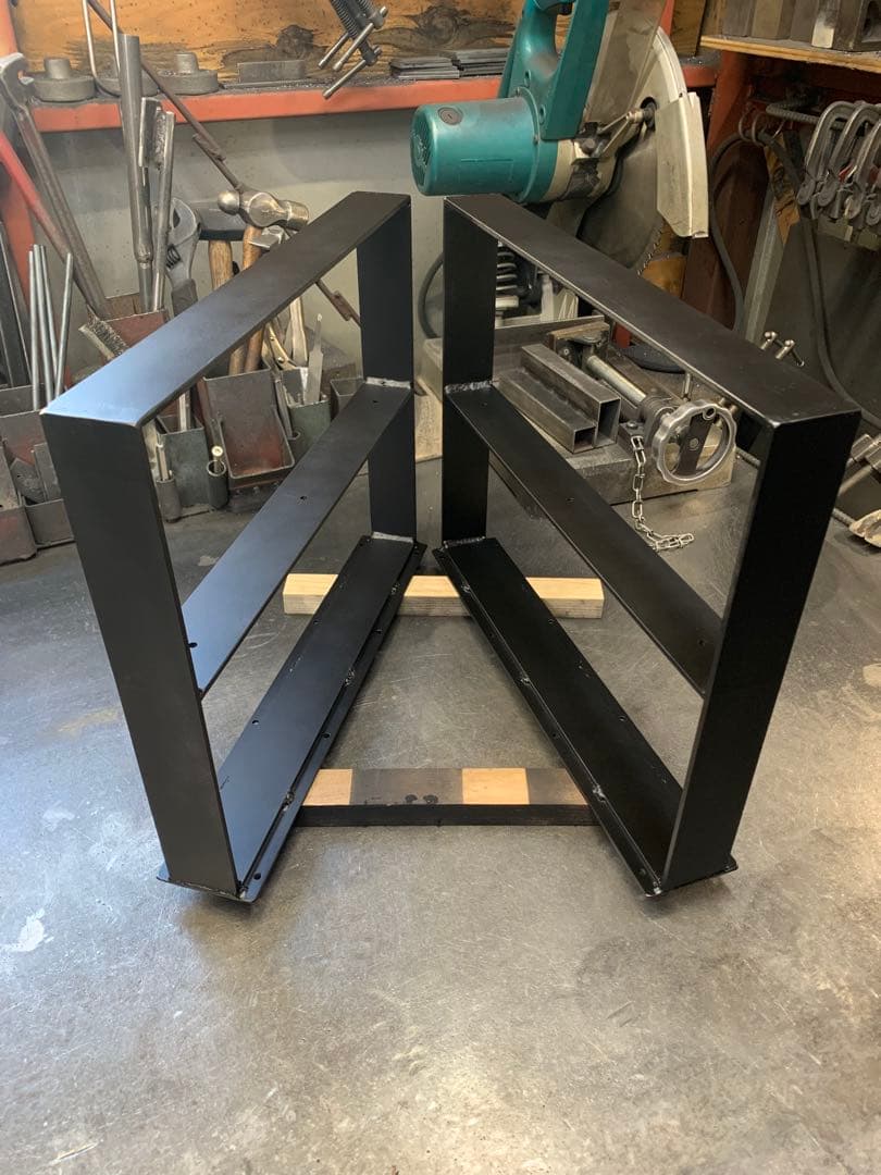 たくみ オーダー制作 DIY用 鉄脚 シェルフ アイアンレッグ TVボード