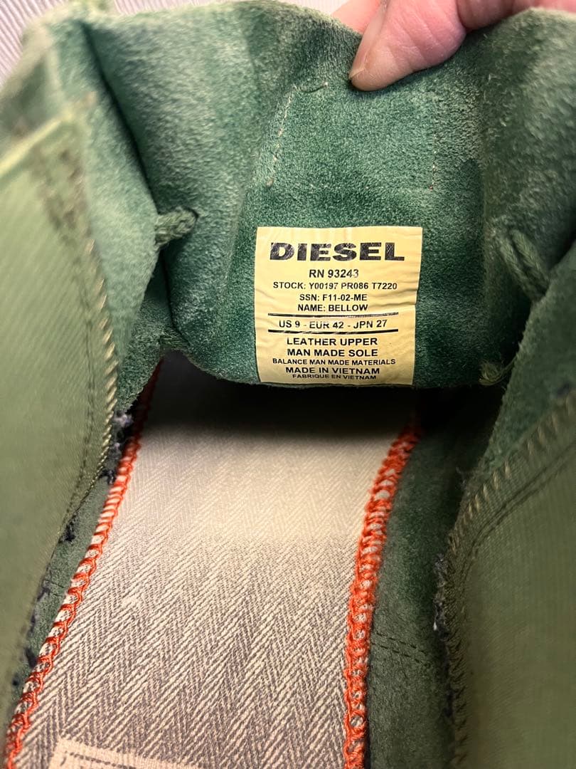 DIESEL ディーゼル 42(27cm)ブーツ