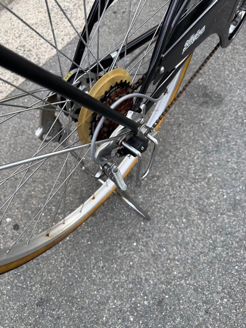 自転車 大阪市 【引取り限定】 美品 27インチ 変速付き