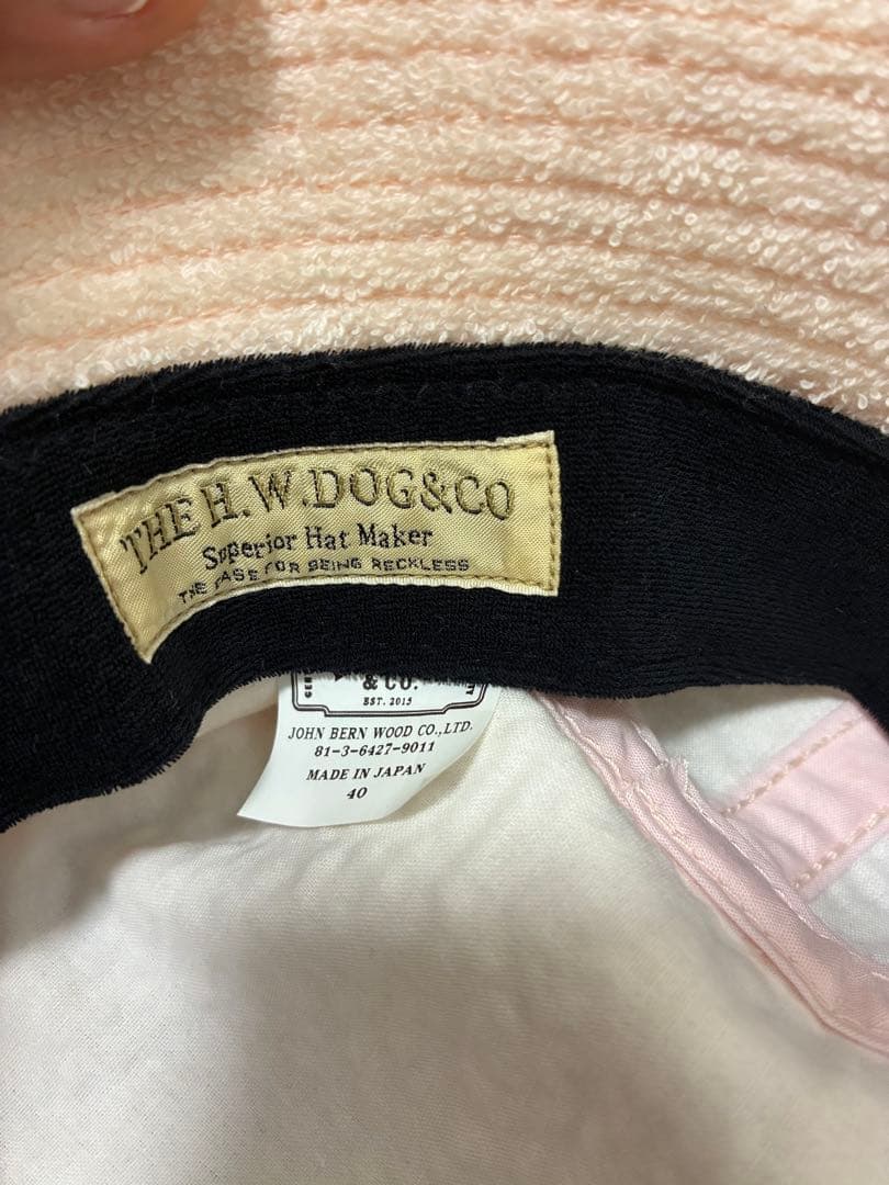 帽子 THE H.W.DOG&CO PILE TRUCKER HAT