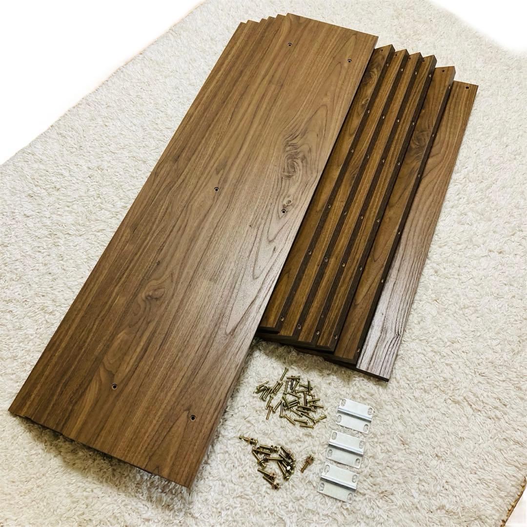 【良品】ロウヤ　すのこベッド　木目調　ローベッド フレーム　セミダブル