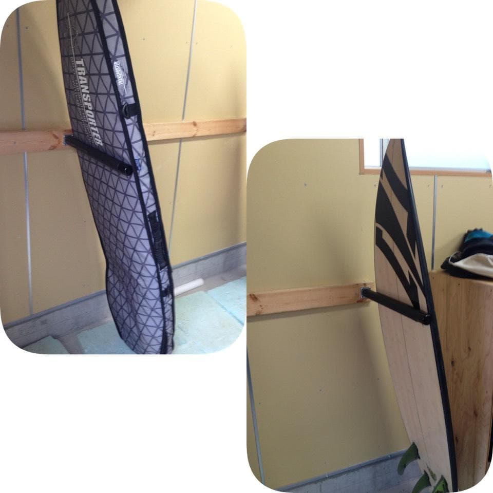 ８本セット　軽量アルミサーフボードラック