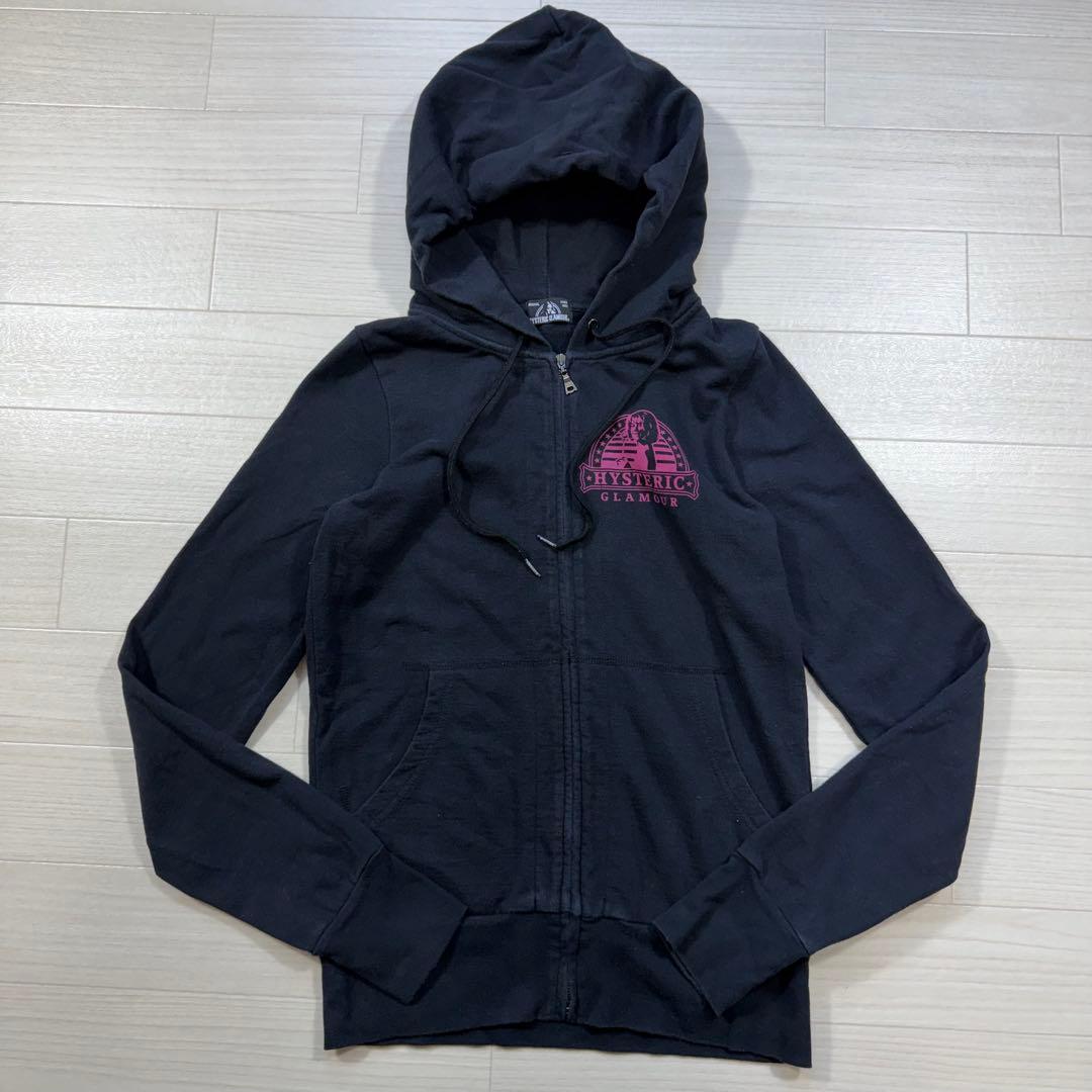 希少 HYSTERIC GLAMOUR ジップアップパーカー ヒスガール