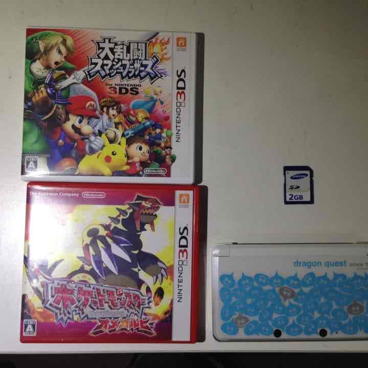 3DS本体(ドラクエver)+スマブラ、ポケモン