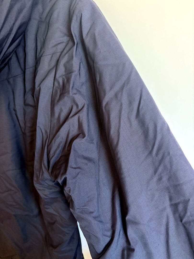 アンダーアーマー　UAロングコート　ベンチコート　アウター　M ネイビー　紺色