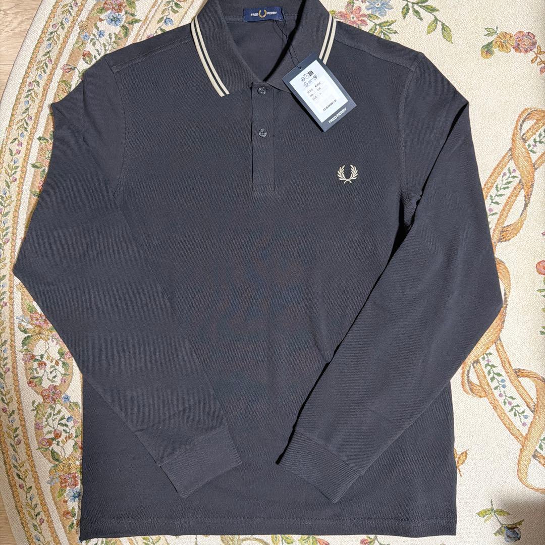 FRED PERRY/フレッドペリー 長袖 ポロシャツ L 新品 タグ付