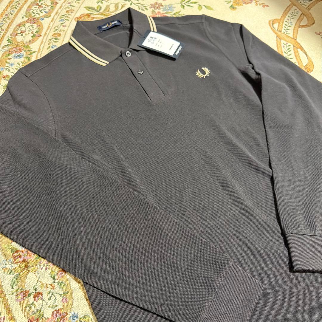 FRED PERRY/フレッドペリー 長袖 ポロシャツ L 新品 タグ付