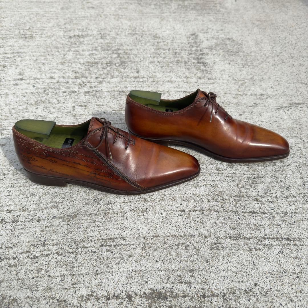 幻の名作 60万円 ベルルッティ スカーズ スクリットレザーシューズ 8.5