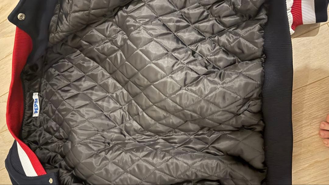 PEPSI スタジャン ネイビー/ホワイト