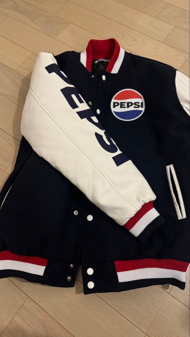 PEPSI スタジャン ネイビー/ホワイト