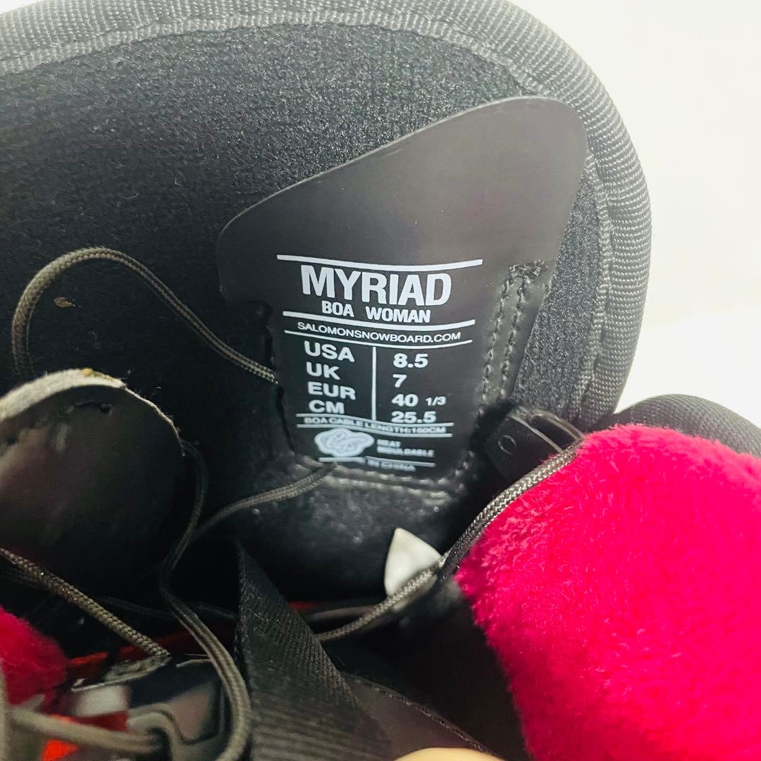 SALOMON MYRIAD BOA WOMAN 25.5cm スノボブーツ