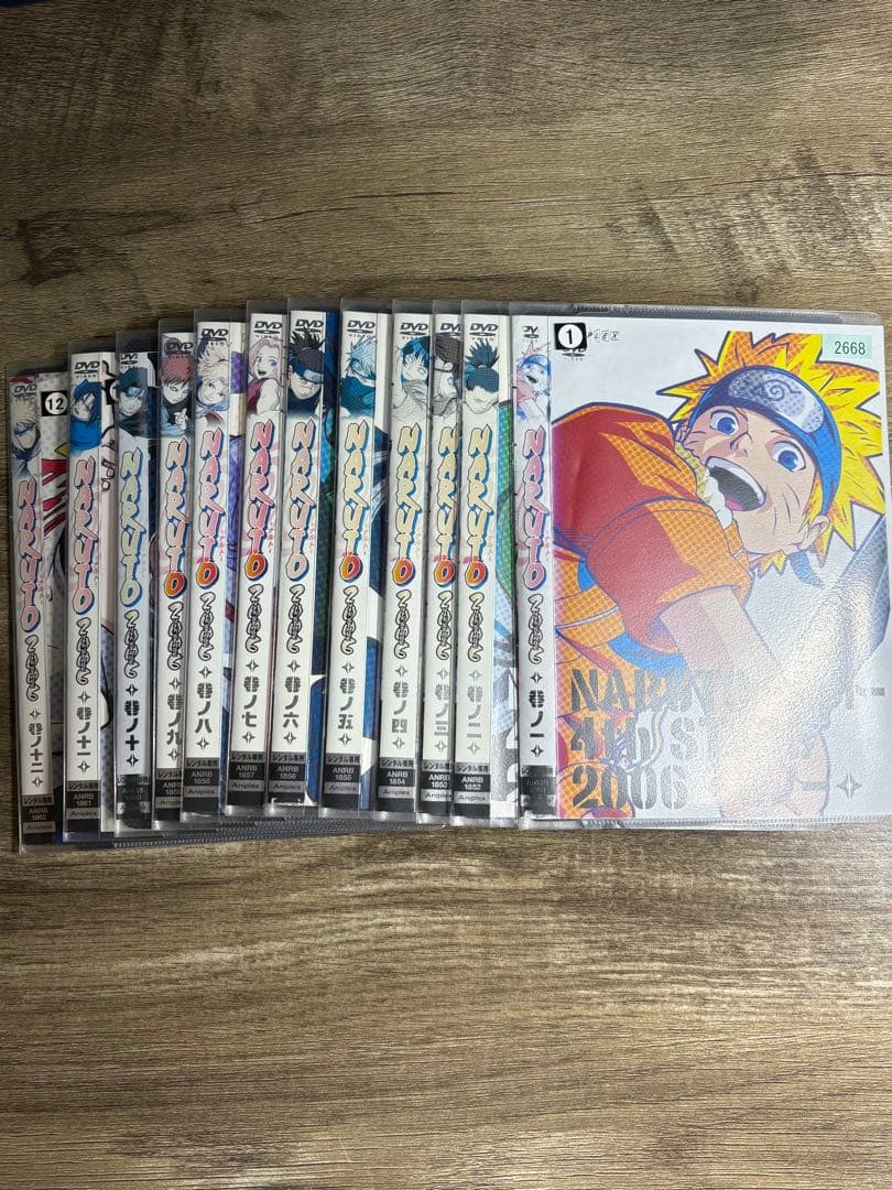 ナルトdvdレンタル落ちセット