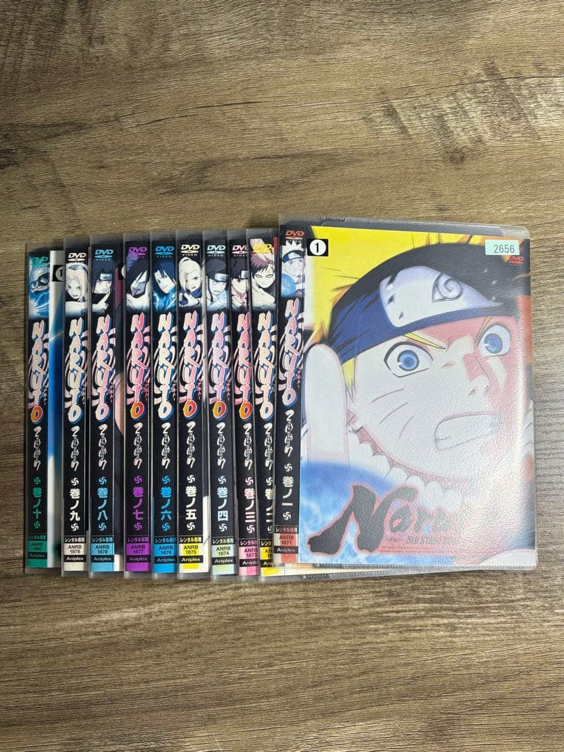 ナルトdvdレンタル落ちセット