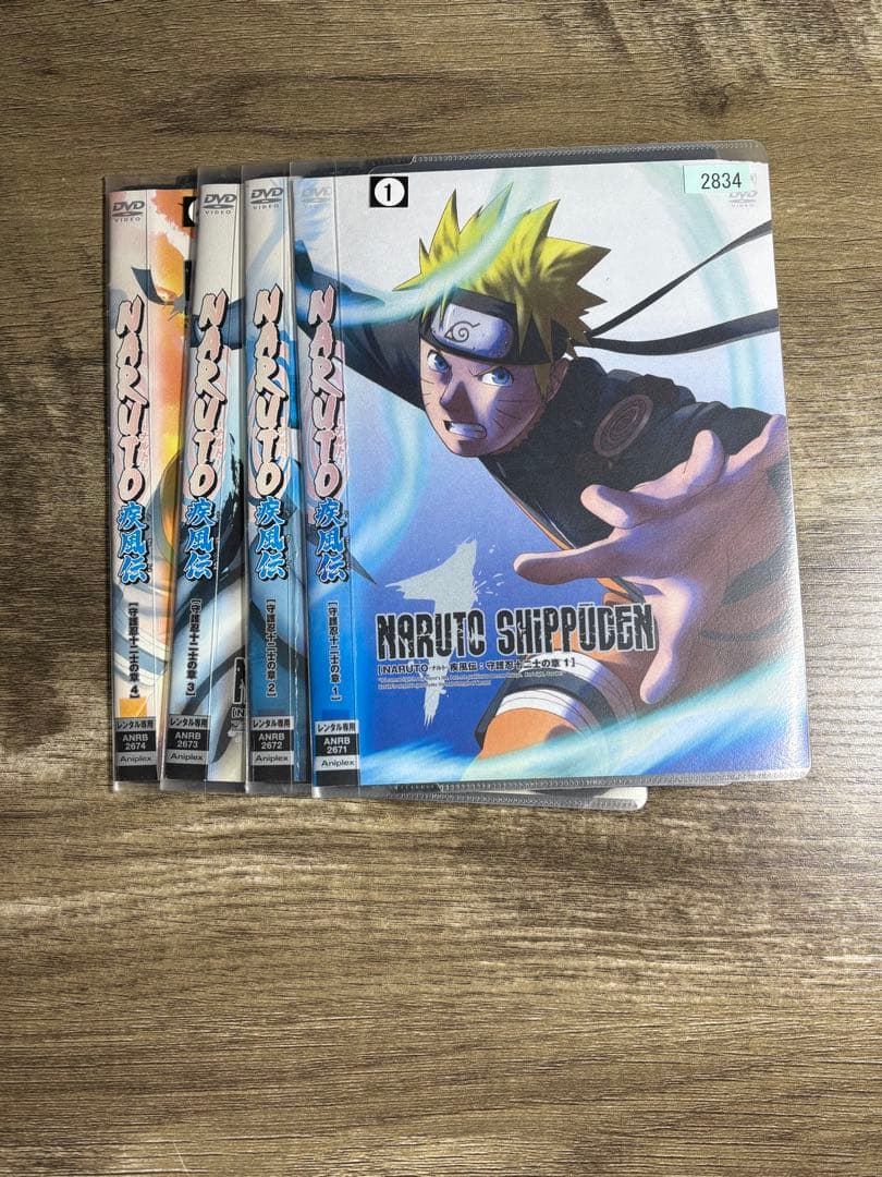 ナルトdvdレンタル落ちセット