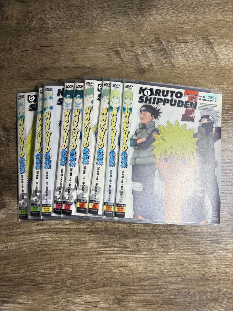 ナルトdvdレンタル落ちセット