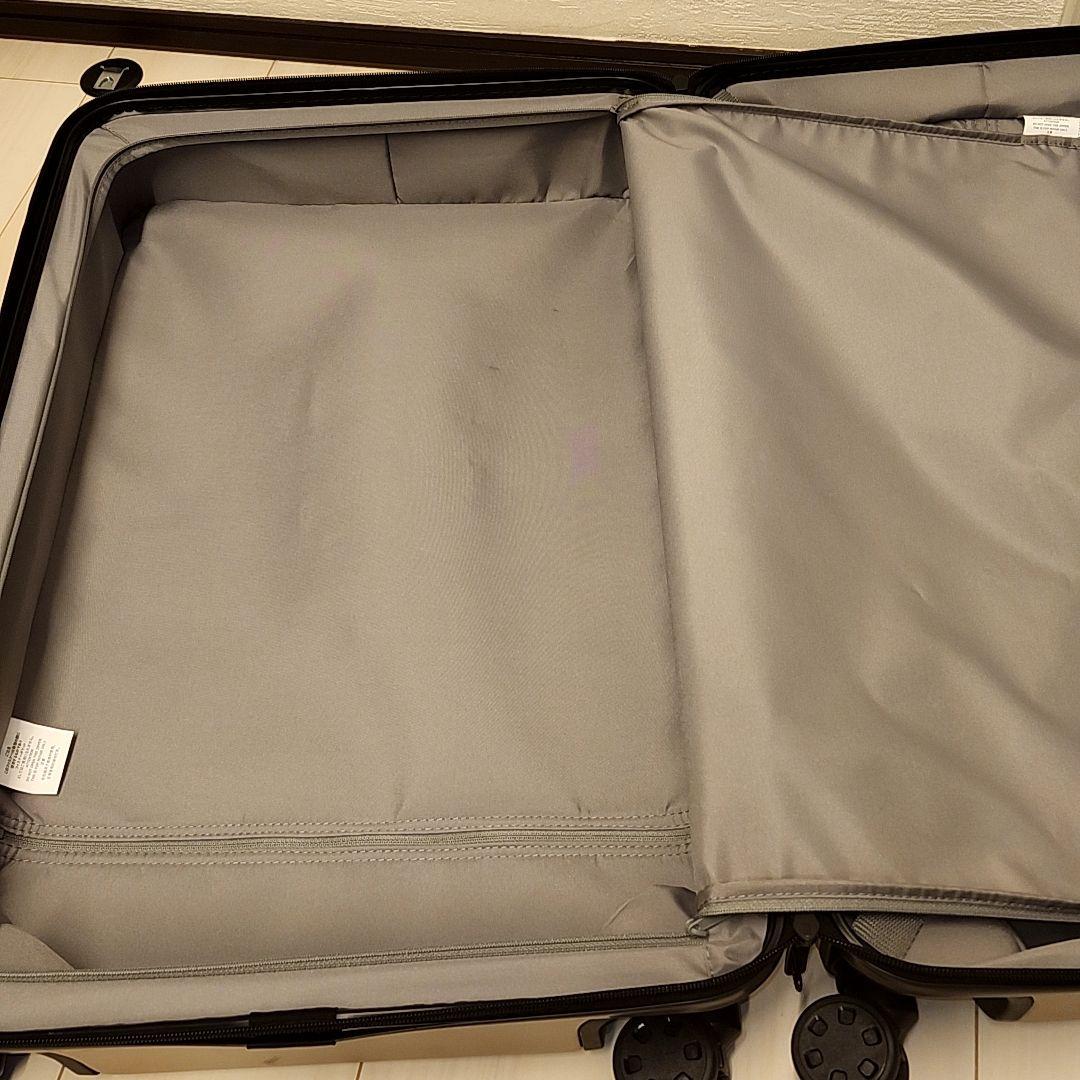 無印良品　ハードキャリーケース　スーツケース　ベージュ　75L
