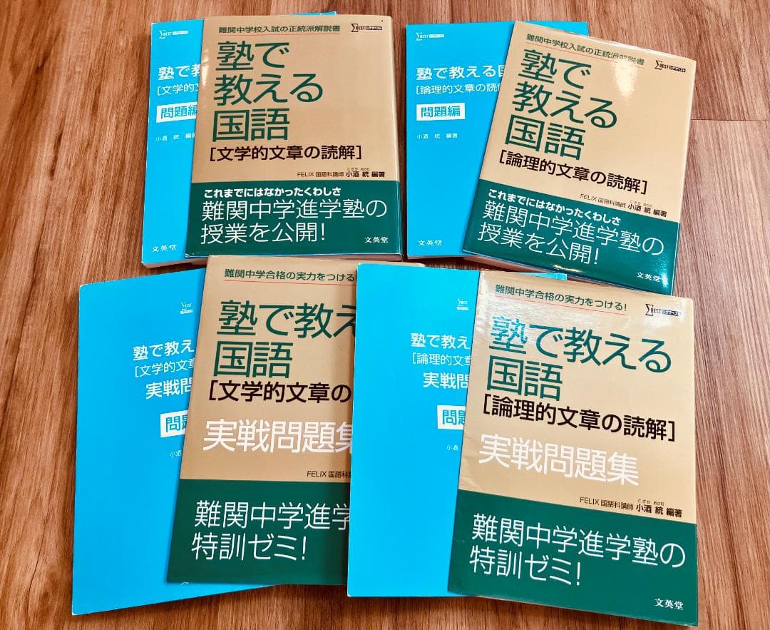 【未使用未記入】塾で教える国語　論理的文章の読解　文学的文章の読解　実践問題集