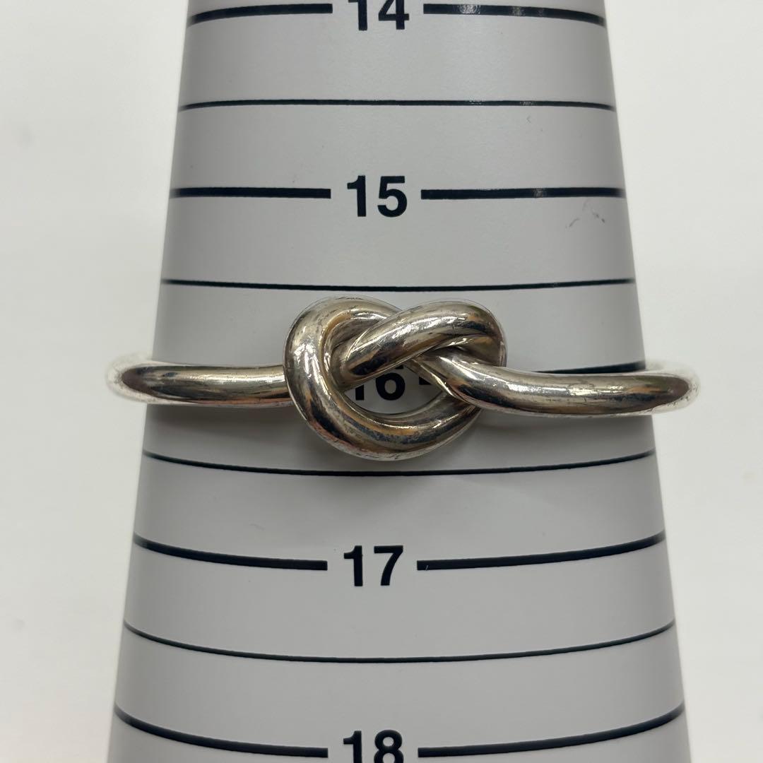 ジョージジェンセン シルバー 925 ラブ ノット バングル ブレスレット