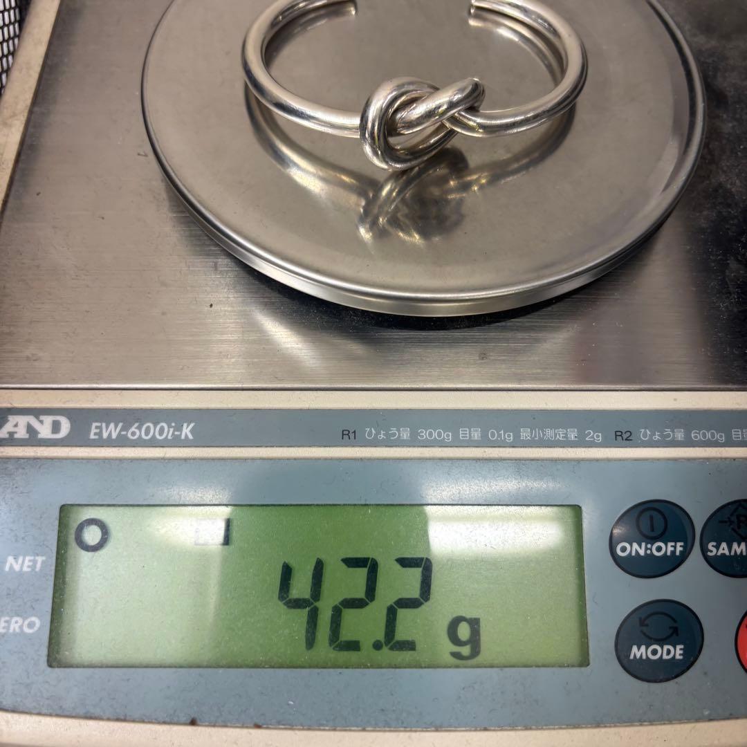 ジョージジェンセン シルバー 925 ラブ ノット バングル ブレスレット