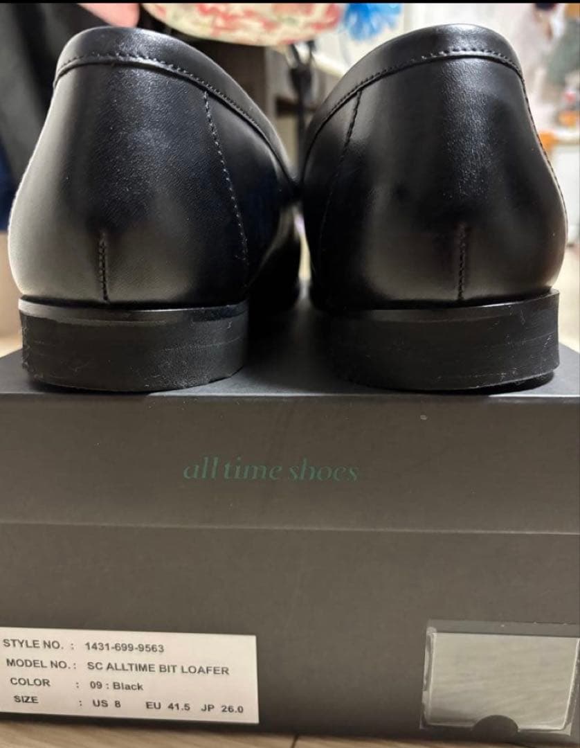 【美品】“all time shoes” ビットローファー26cm 防水