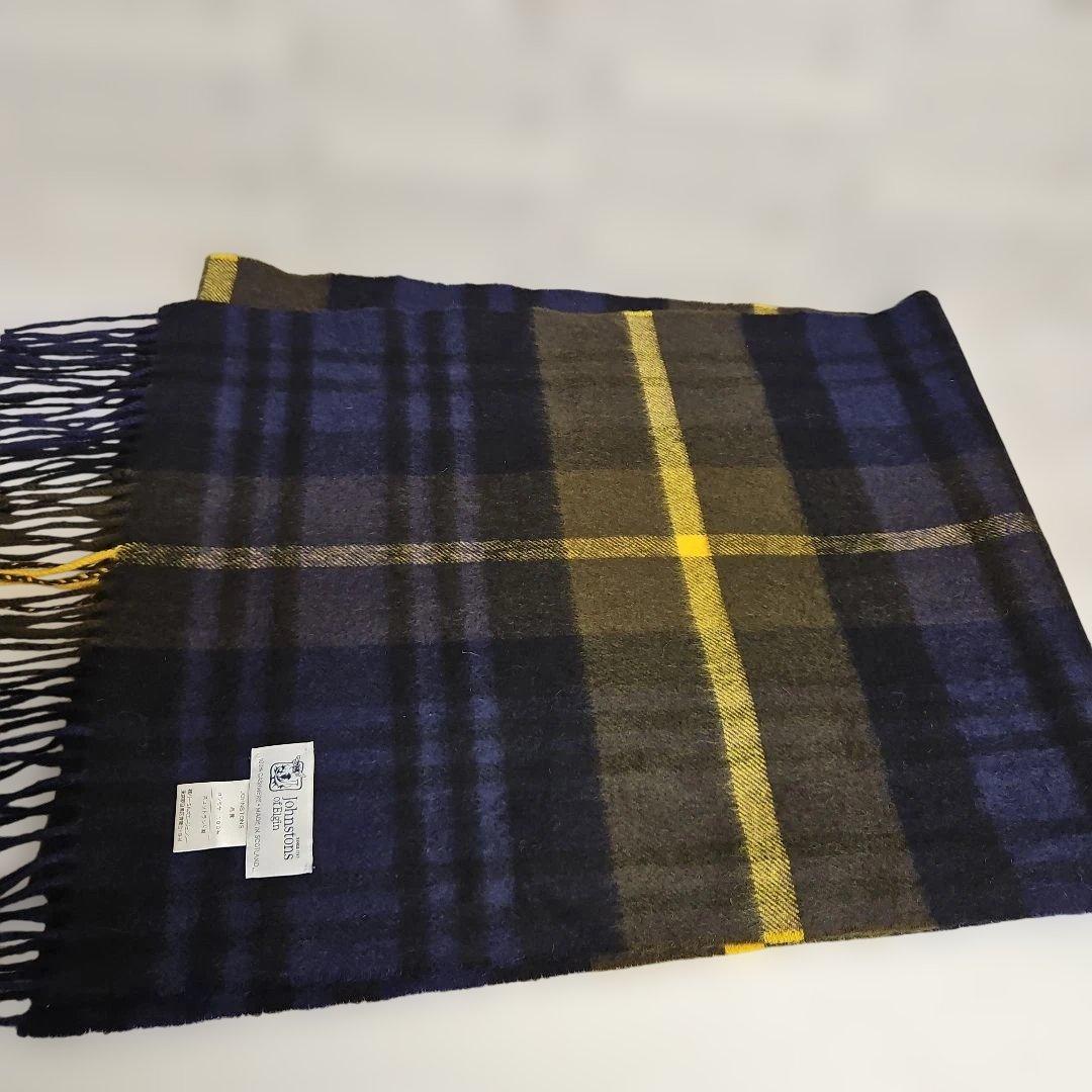 ◾Johnstons of ELGIN マフラーカシミヤ100%スコットランド製