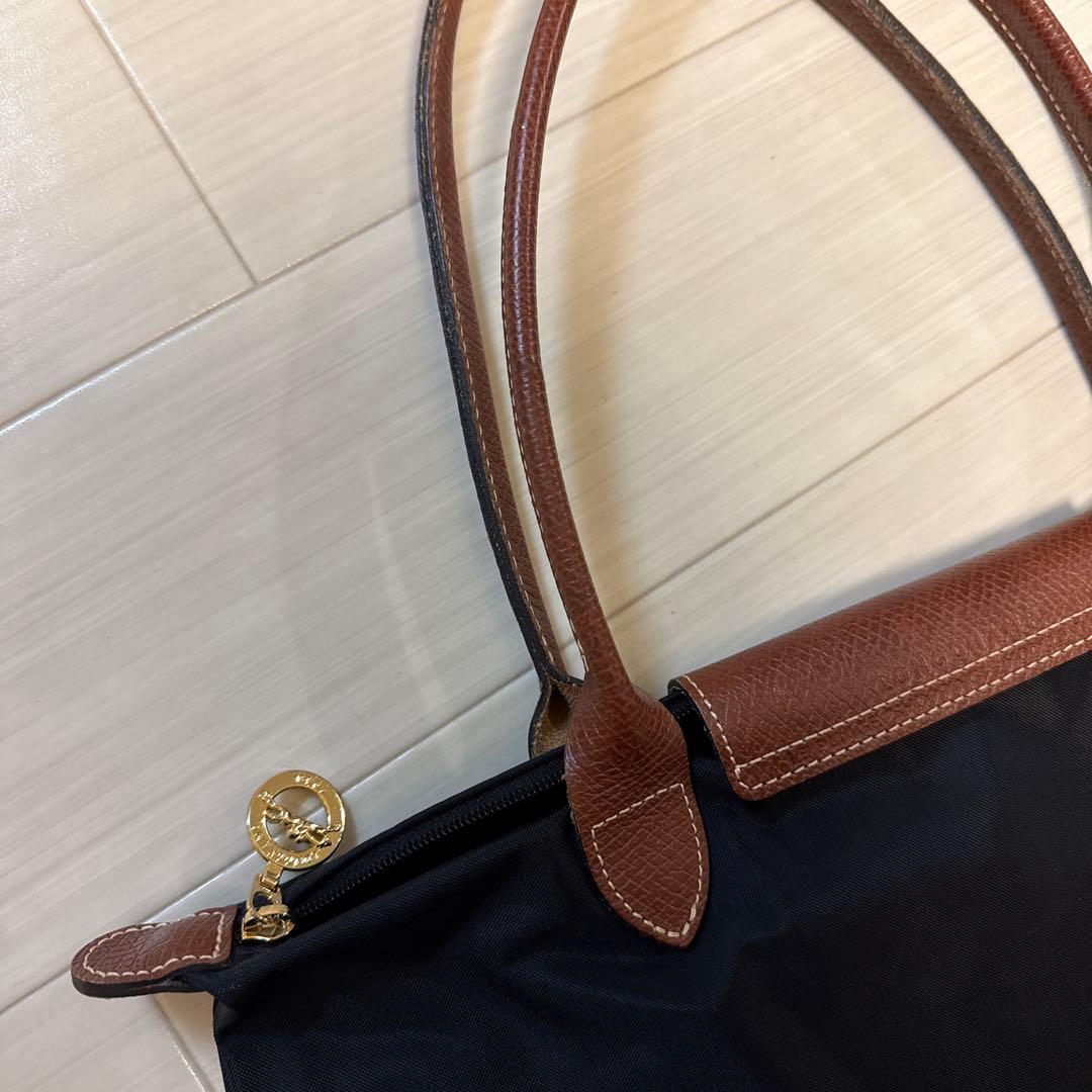 LONGCHAMPロンシャンル プリアージュ トートバッグMノアールブラック黒