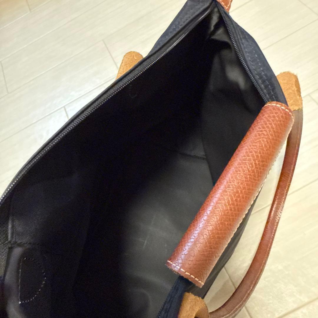 LONGCHAMPロンシャンル プリアージュ トートバッグMノアールブラック黒